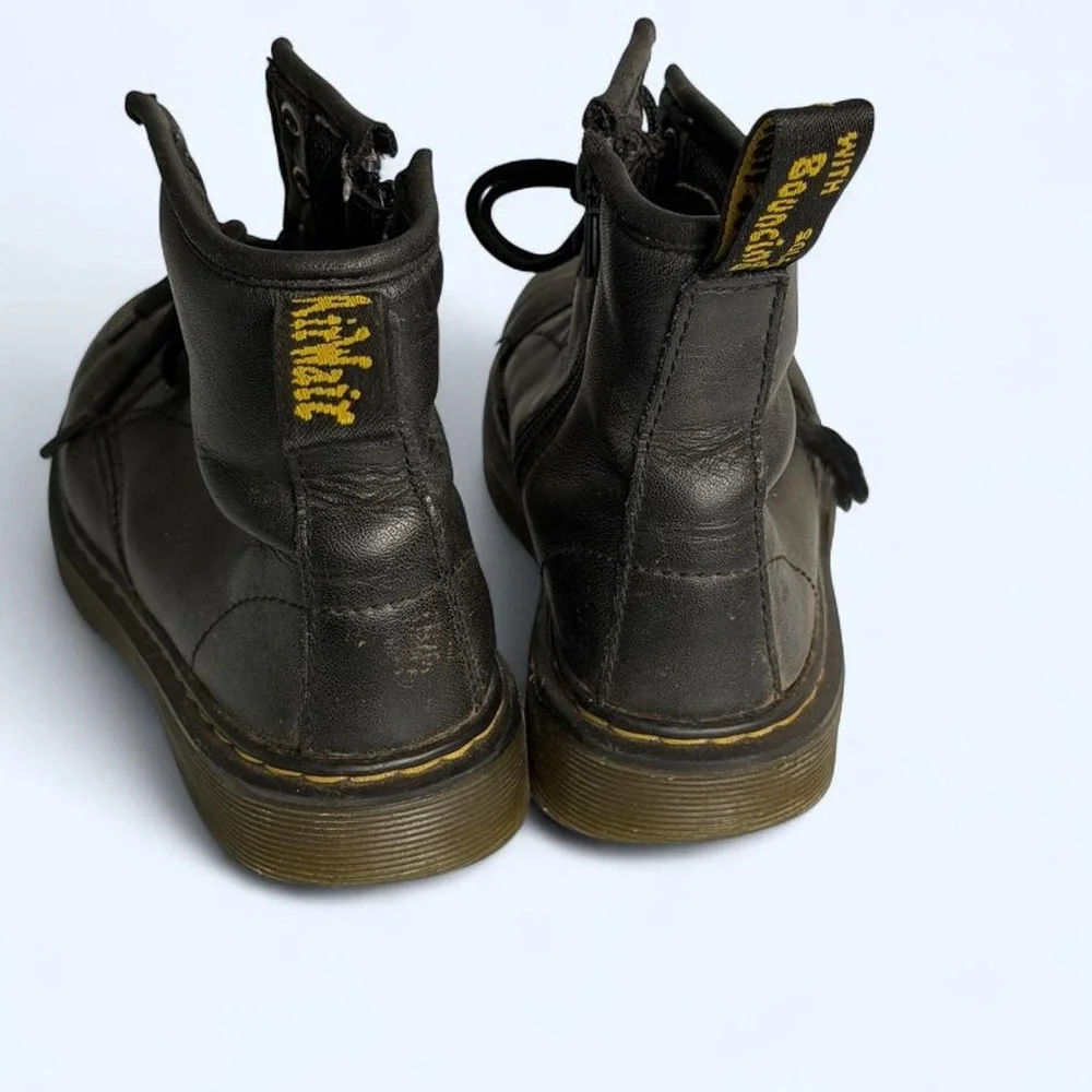 Dr. Martens 1460 Juniors/ Kids Size 2 Black Leather Boots Grunge Alternative